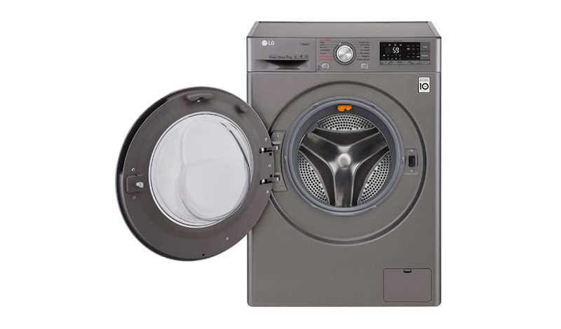 LG Lave-linge 8 KG | Steam™ | 6 Motion Direct Drive™ | A+++(-40%) | Wi-Fi | Smart Diagnosis™ | Moteur Direct Drive™ garanti 10 ans, LG F84J72STS