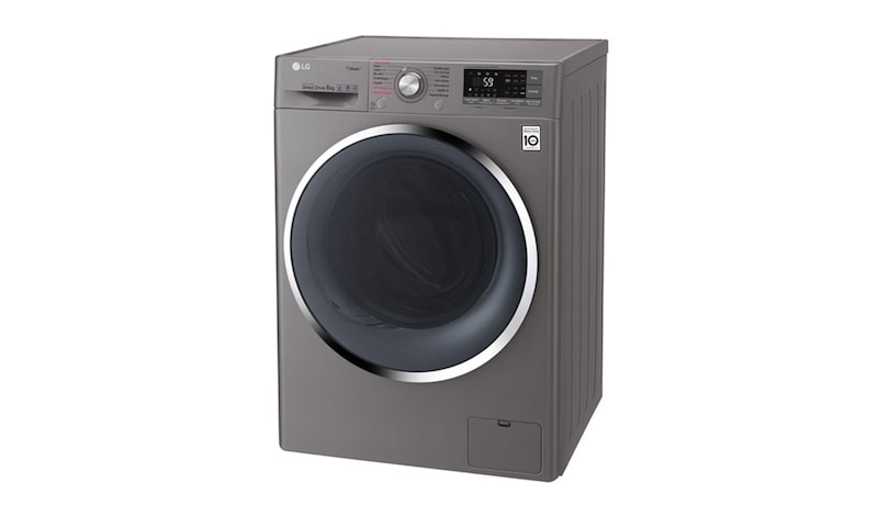 LG Lave-linge 8 KG | Steam™ | 6 Motion Direct Drive™ | A+++(-40%) | Wi-Fi | Smart Diagnosis™ | Moteur Direct Drive™ garanti 10 ans, LG F84J72STS