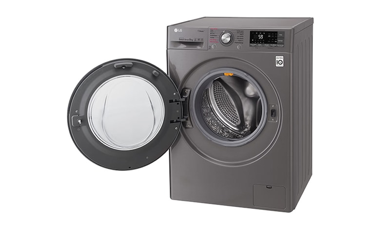 LG Lave-linge 8 KG | Steam™ | 6 Motion Direct Drive™ | A+++(-40%) | Wi-Fi | Smart Diagnosis™ | Moteur Direct Drive™ garanti 10 ans, LG F84J72STS
