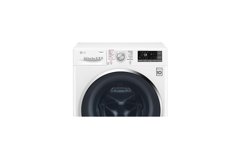 LG Lave-linge 8 KG | Steam™ | 6 Motion Direct Drive™ | A+++(-40%) | Wi-Fi | Smart Diagnosis™ | Moteur Direct Drive™ garanti 10 ans, LG F84J72WHS