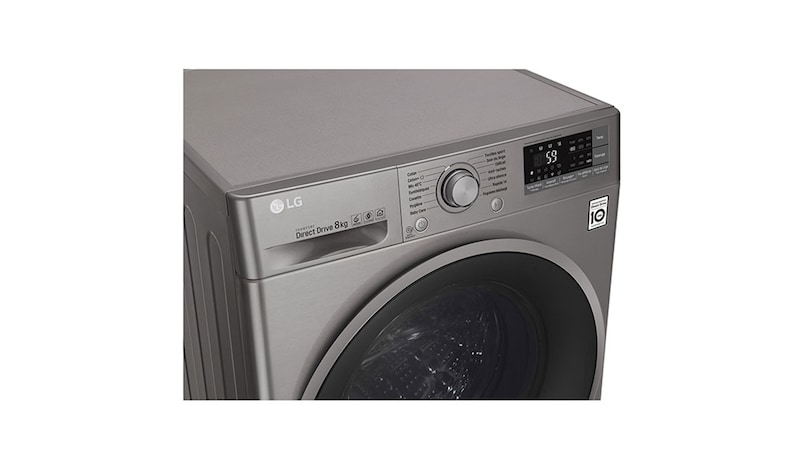 LG Lave-Linge 8KG | TurboWash™ | 6 Motion Direct Drive™ | A+++-40% | Smart Diagnosis™ | Moteur Direct Drive™ – Garanti 10 ans , LG F84J78ST