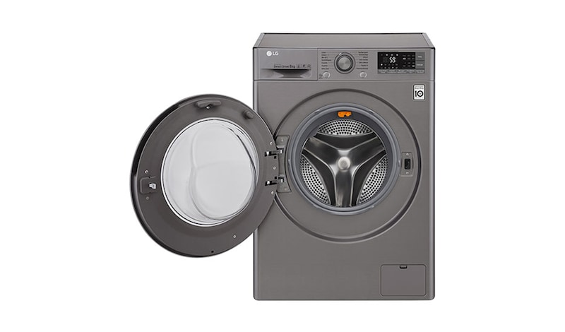 LG Lave-Linge 8KG | TurboWash™ | 6 Motion Direct Drive™ | A+++-40% | Smart Diagnosis™ | Moteur Direct Drive™ – Garanti 10 ans , LG F84J78ST
