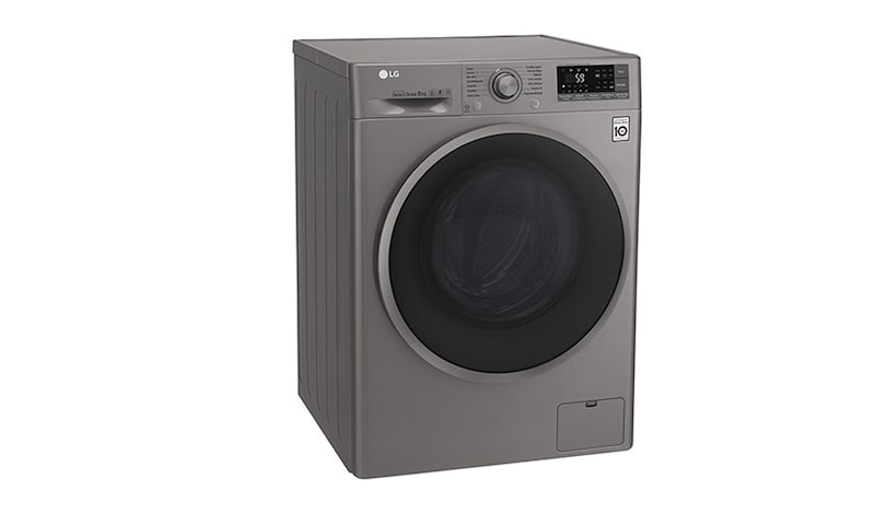LG Lave-Linge 8KG | TurboWash™ | 6 Motion Direct Drive™ | A+++-40% | Smart Diagnosis™ | Moteur Direct Drive™ – Garanti 10 ans , LG F84J78ST