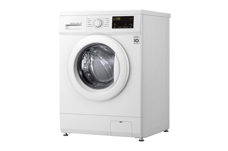 LG Lave-linge 8kg - 58L I Moteur Direct Drive™ garanti 10 ans | Smart Diagnosis , LG F84M20WH