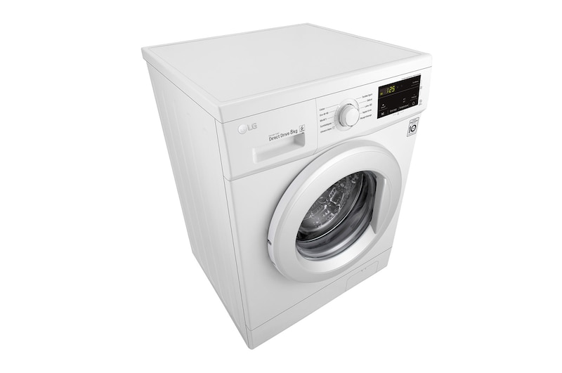 LG Lave-linge 8kg - 58L I Moteur Direct Drive™ garanti 10 ans | Smart Diagnosis , LG F84M20WH