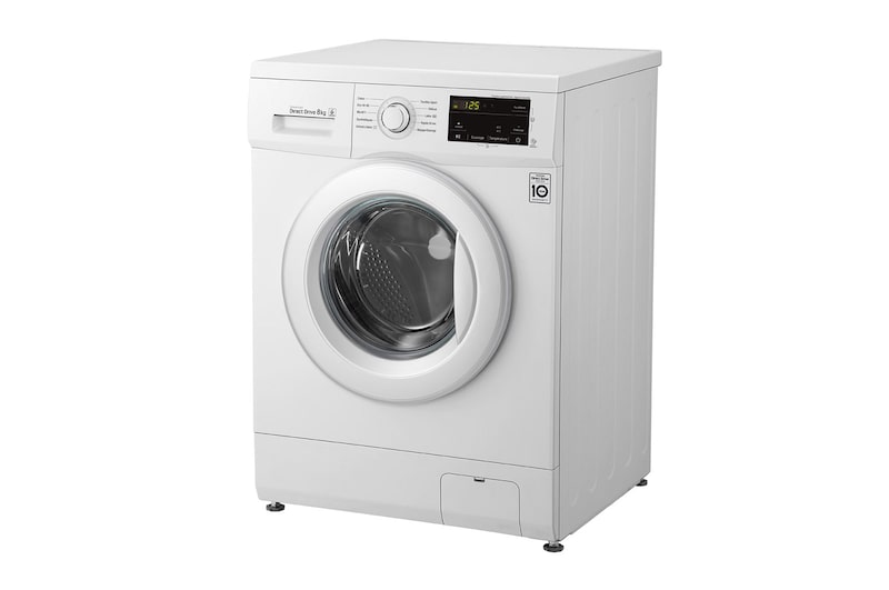LG Lave-linge 8kg - 58L I Moteur Direct Drive™ garanti 10 ans | Smart Diagnosis , LG F84M20WH