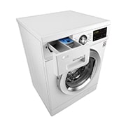 LG Lave-linge 8kg - 58L I Moteur Direct Drive™ garanti 10 ans | Smart Diagnosis, LG F84M22WH