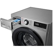 LG Lave-linge 8kg - 59L | AI Direct Drive™ | Steam™ I Moteur Direct Drive™ garanti 10 ans | D, LG F84N15STS