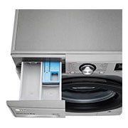LG Lave-linge 8kg - 59L | AI Direct Drive™ | Steam™ I Moteur Direct Drive™ garanti 10 ans | D, LG F84N15STS