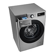 LG Lave-linge 8kg - 59L | AI Direct Drive™ | Steam™ I Moteur Direct Drive™ garanti 10 ans | D, LG F84N15STS