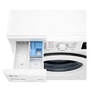 LG Lave-linge 8 kg - 59L | AI Direct Drive™ | Steam™ | Moteur Direct Drive™ garanti 10 ans | D, LG F84N23WHS