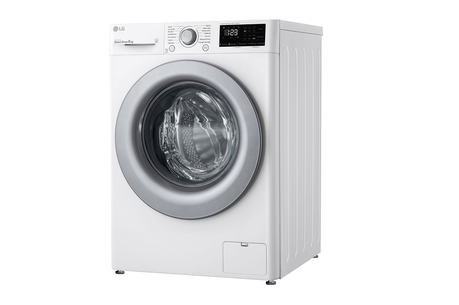 LG Lave-linge 8 KG - 59L | AI Direct Drive™ | Moteur Direct Drive™ garanti 10 ans |  6 Motion™ | 52/74dB | D, LG F84N24WH