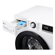 LG Lave-linge 8 KG - 59L | AI Direct Drive™ | Moteur Direct Drive™ garanti 10 ans |  6 Motion™ | 52/74dB | D, LG F84N25WH
