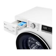 LG Lave-linge 8KG | 6 Motion Direct Drive™ | Moteur Direct Drive™ garanti 10 ans | AIDD™ | Steam™ | 52/74 dB | D, LG F84N40WHS