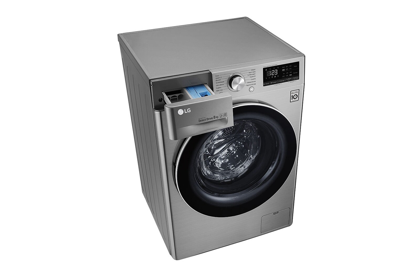 LG Lave-linge 8 KG | 6 Motion Direct Drive™ | AIDD™ | Moteur Direct Drive™ garanti 10 ans, LG F84N52T