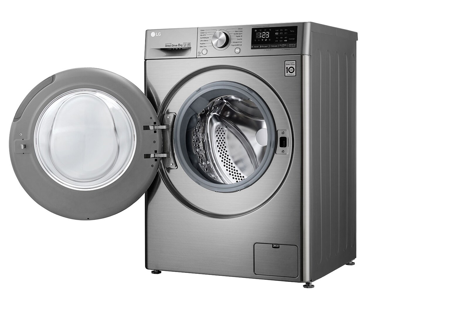 LG Lave-linge 8 KG | 6 Motion Direct Drive™ | AIDD™ | Moteur Direct Drive™ garanti 10 ans, LG F84N52T