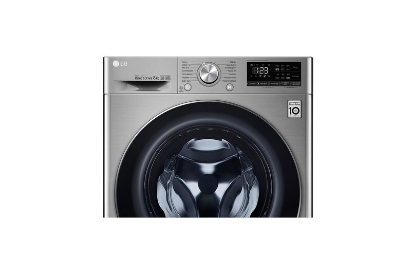 LG Lave-linge 8 KG | 6 Motion Direct Drive™ | AIDD™ | Moteur Direct Drive™ garanti 10 ans, LG F84N52T