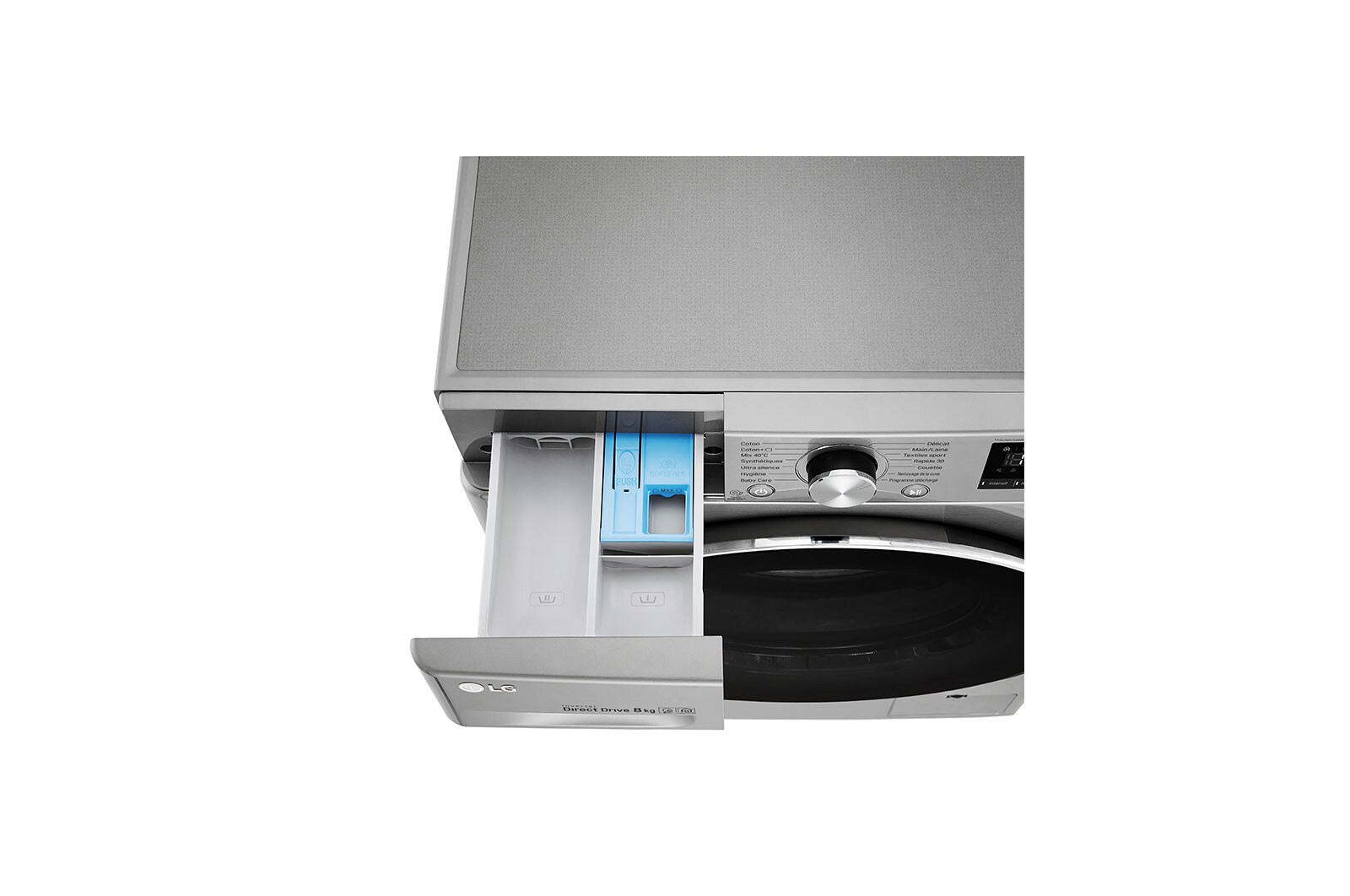 LG Lave-linge 8 KG | 6 Motion Direct Drive™ | AIDD™ | Moteur Direct Drive™ garanti 10 ans, LG F84N52T