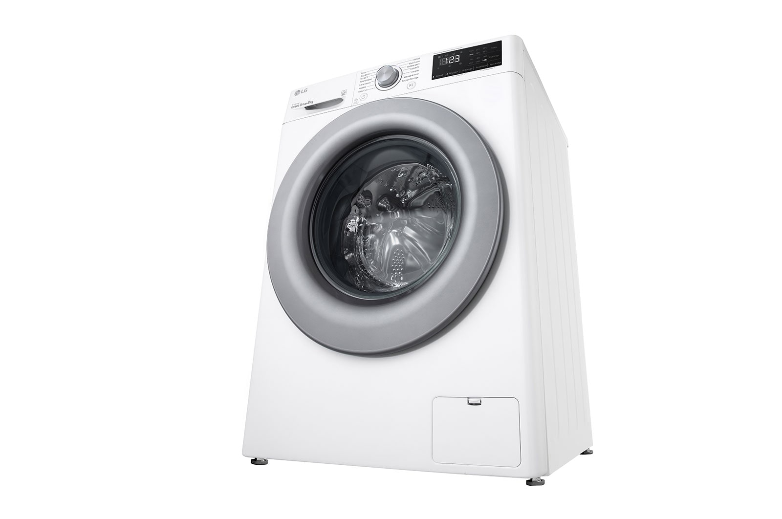 LG Lave-linge 8 kg - 68L | AI Direct Drive™ | Moteur Direct Drive™ garanti 10 ans, LG F84V34WH
