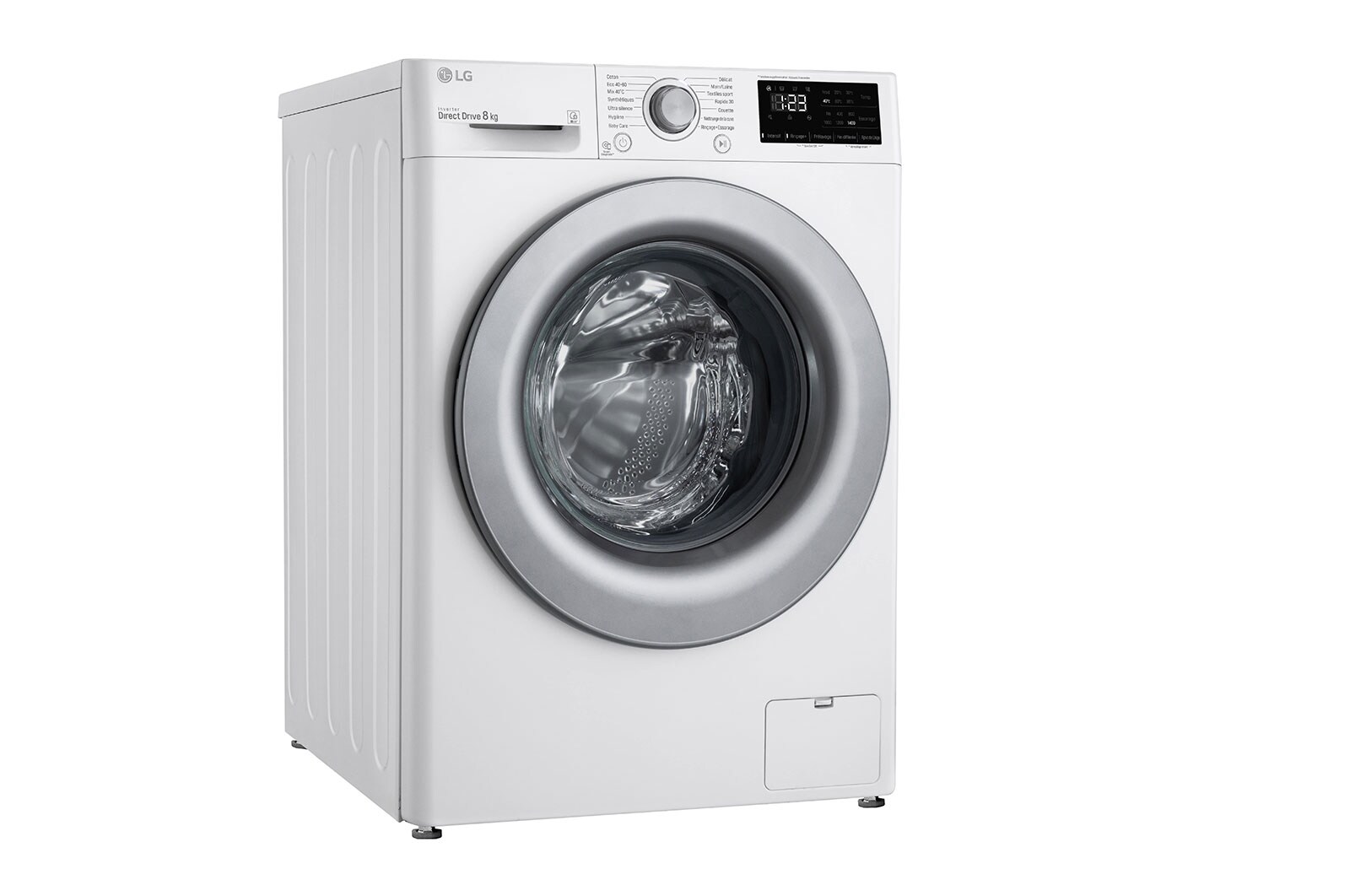 LG Lave-linge 8 kg - 68L | AI Direct Drive™ | Moteur Direct Drive™ garanti 10 ans, LG F84V34WH