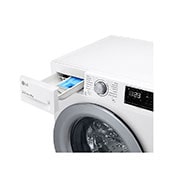 LG Lave-linge 8 kg - 68L | AI Direct Drive™ | Moteur Direct Drive™ garanti 10 ans, LG F84V34WH
