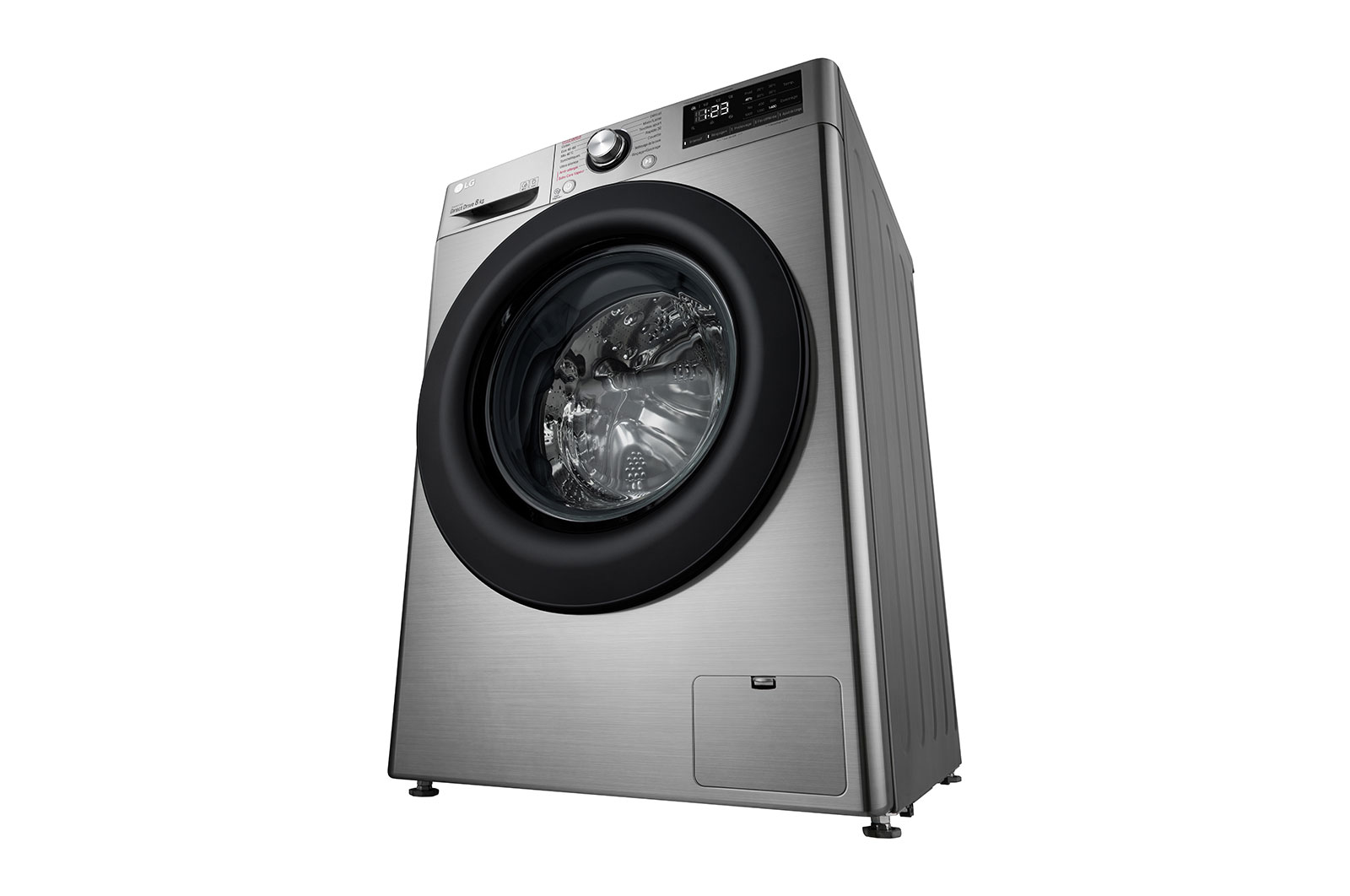 LG Lave-linge 8 kg - 68L | AI Direct Drive™ | Moteur Direct Drive™ garanti 10 ans, LG F84V35IXS