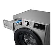 LG Lave-linge 8 kg - 68L | AI Direct Drive™ | Moteur Direct Drive™ garanti 10 ans, LG F84V35IXS