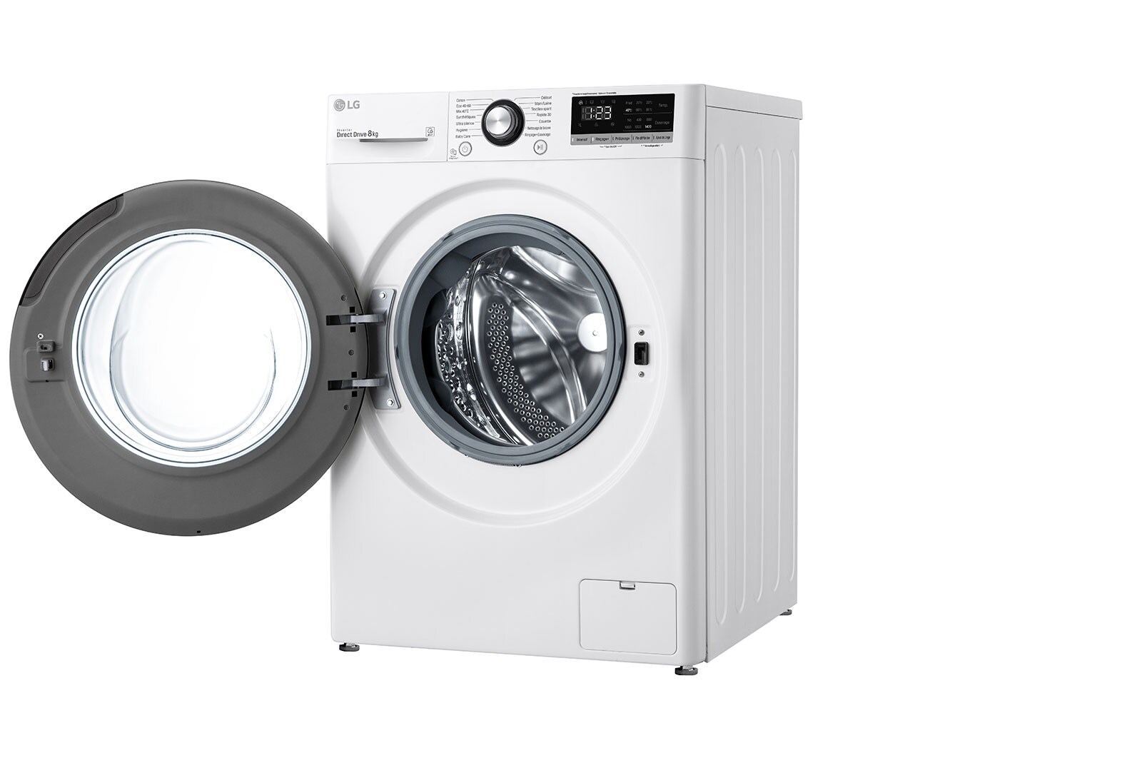 LG Lave-linge 8 kg - 68L | AI Direct Drive™ | Moteur Direct Drive™ garanti 10 ans , LG F84V35WH
