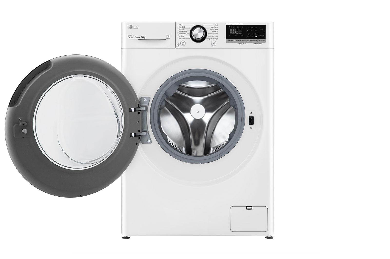 LG Lave-linge 8 kg - 68L | AI Direct Drive™ | Moteur Direct Drive™ garanti 10 ans , LG F84V35WH