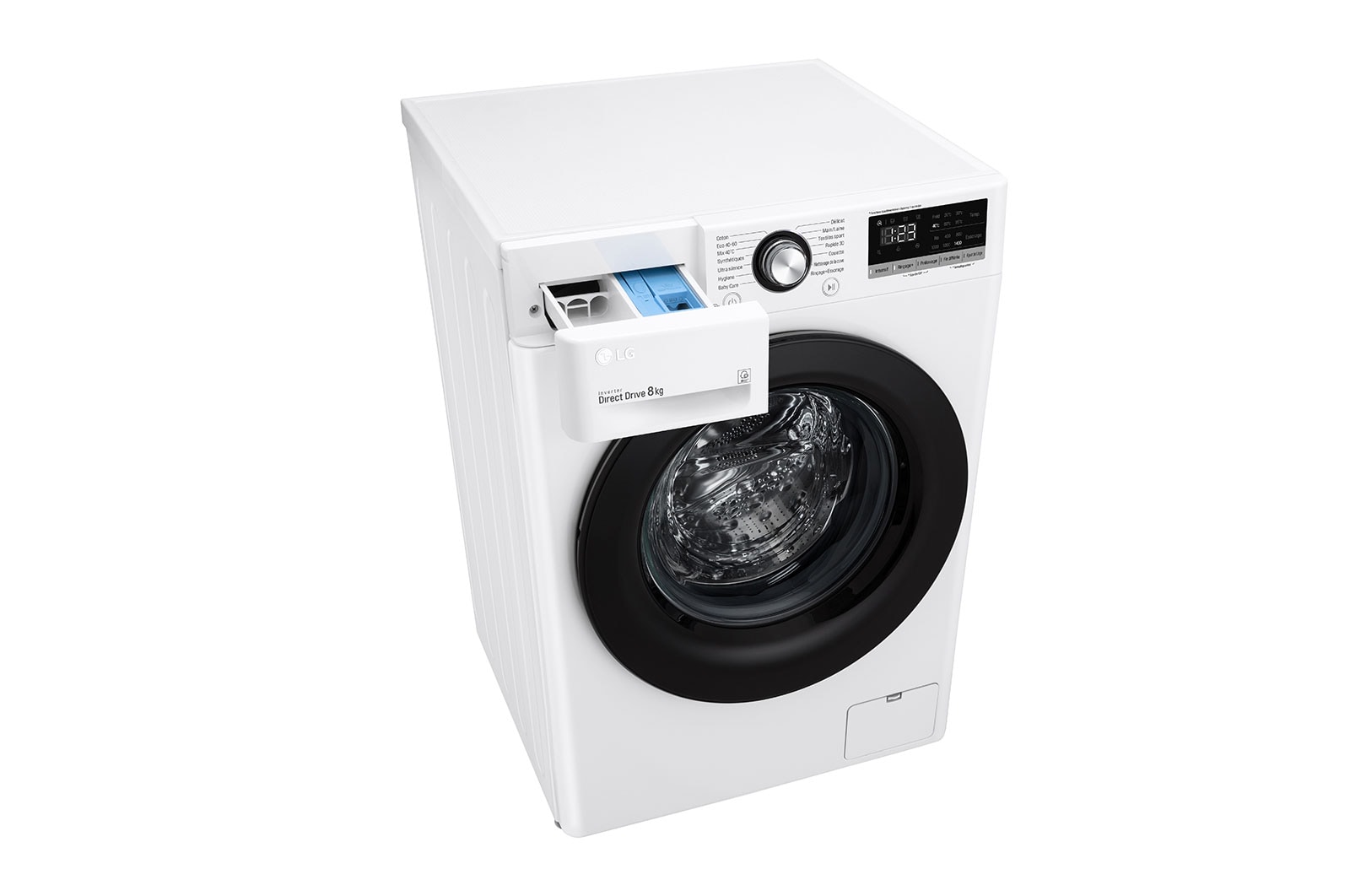 LG Lave-linge 8 kg - 68L | AI Direct Drive™ | Moteur Direct Drive™ garanti 10 ans , LG F84V35WH