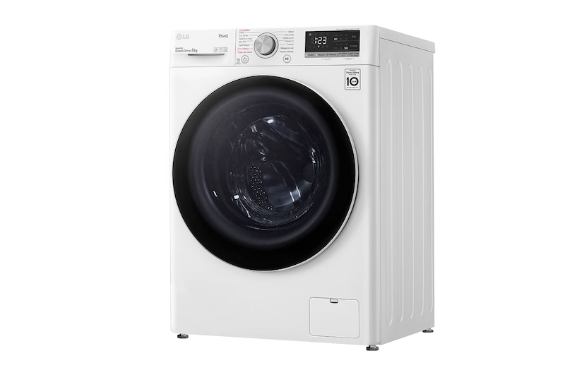 LG Lave-linge 8 kg - 68L | AI Direct Drive™ | Moteur Direct Drive™ garanti 10 ans , LG F84V40WHS