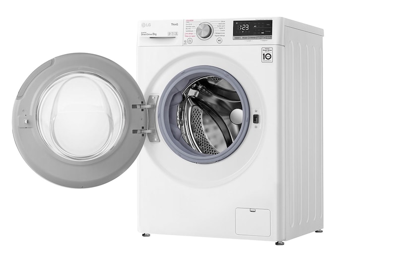 LG Lave-linge 8 kg - 68L | AI Direct Drive™ | Moteur Direct Drive™ garanti 10 ans , LG F84V40WHS
