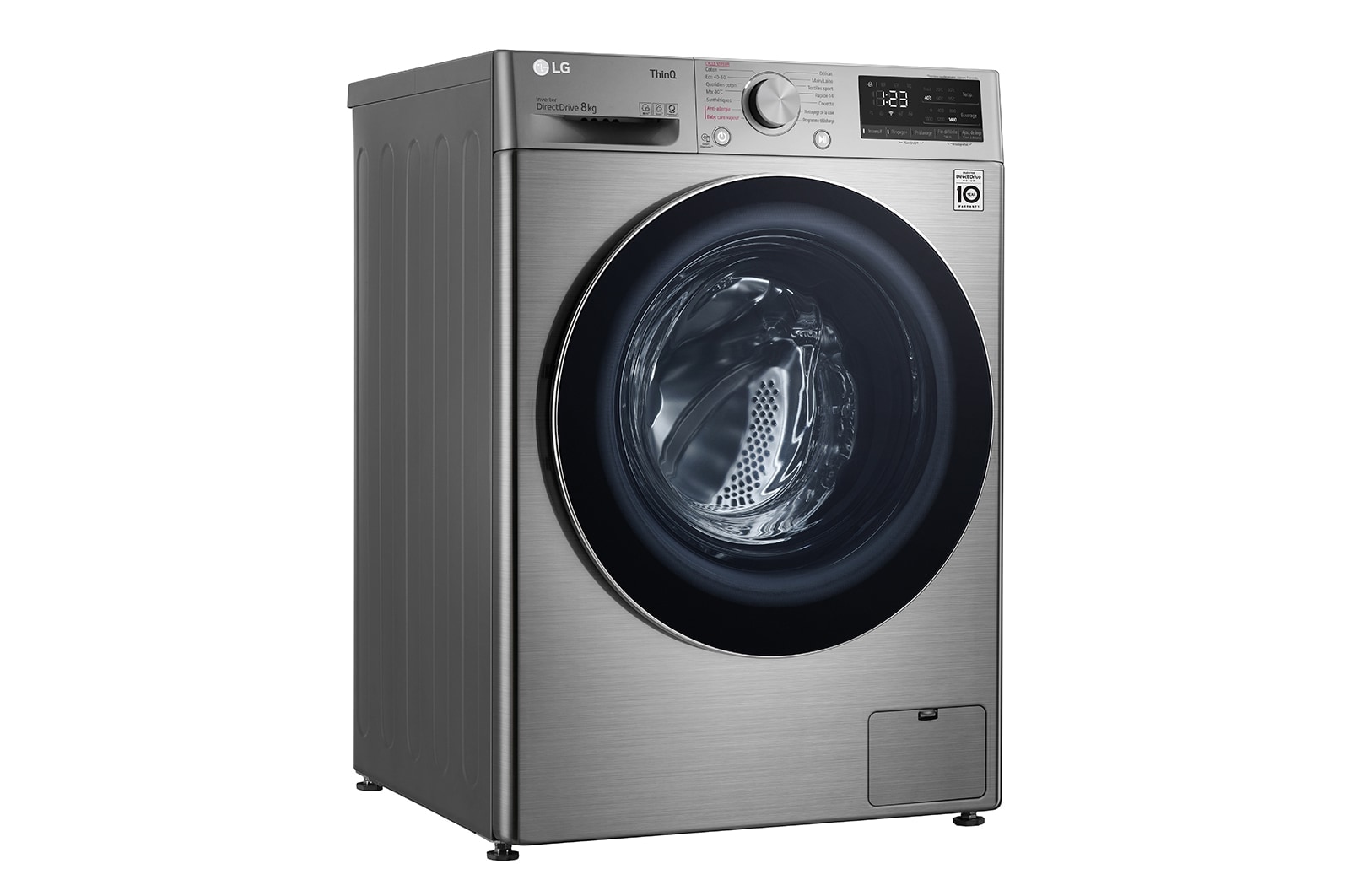 LG Lave-linge 8 kg - 68L | AI Direct Drive™ | Moteur Direct Drive™ garanti 10 ans, F84V42IXS