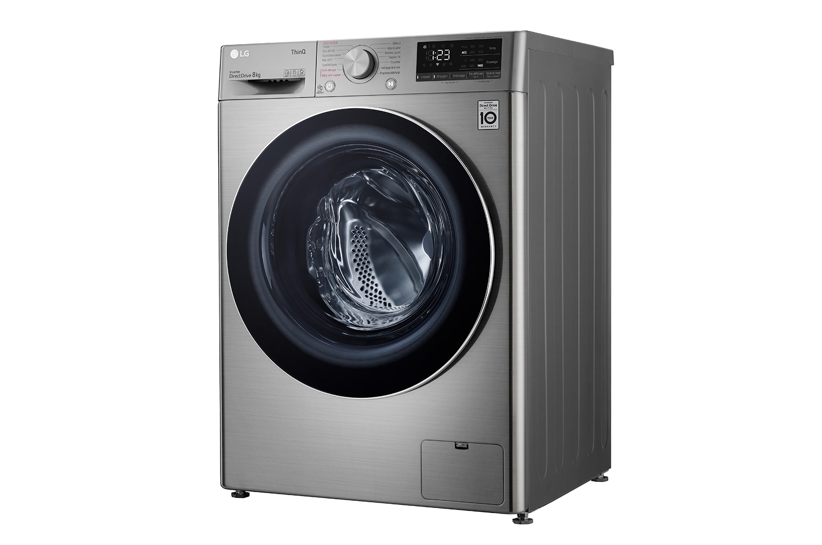 LG Lave-linge 8 kg - 68L | AI Direct Drive™ | Moteur Direct Drive™ garanti 10 ans, F84V42IXS