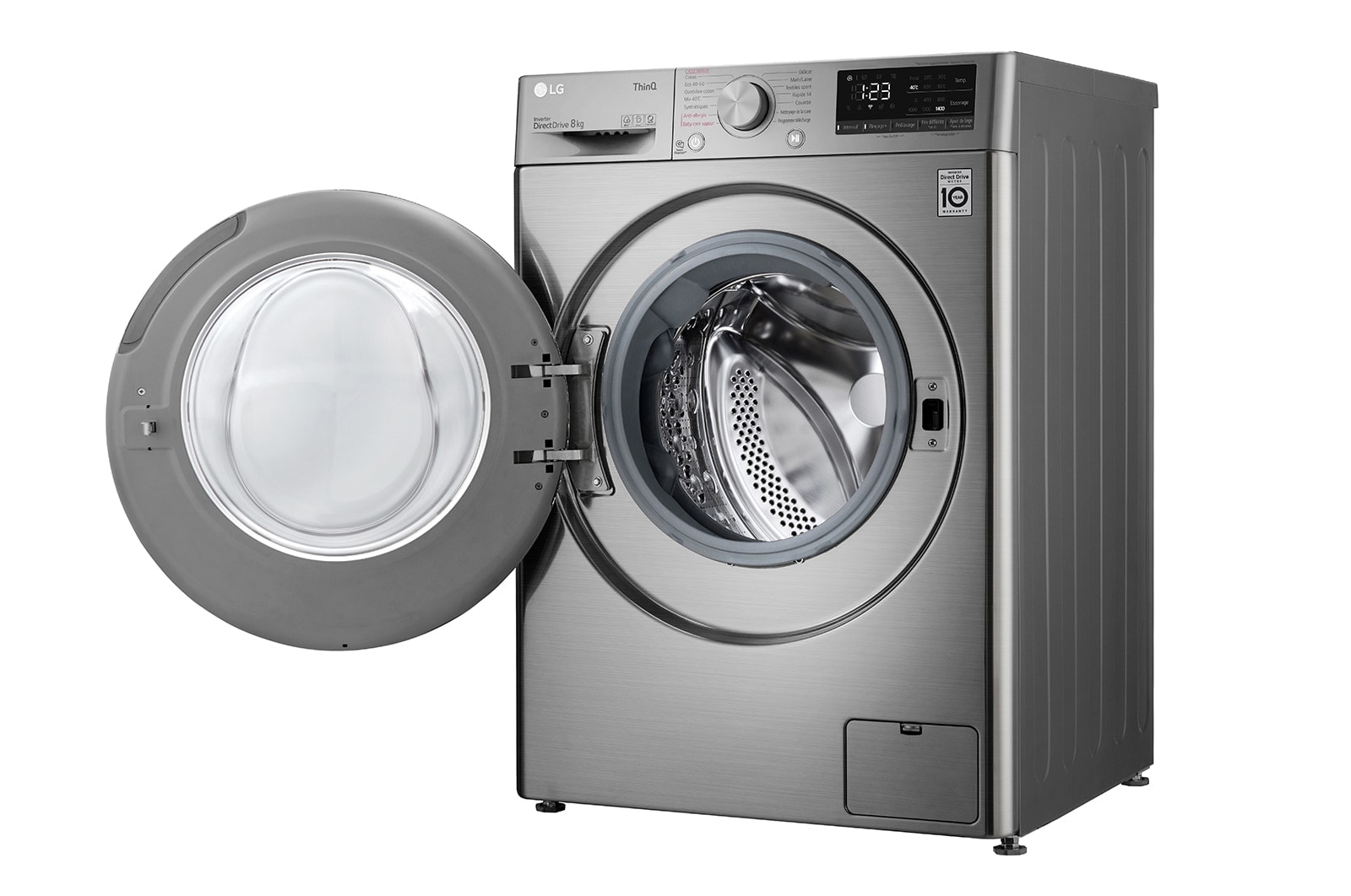 LG Lave-linge 8 kg - 68L | AI Direct Drive™ | Moteur Direct Drive™ garanti 10 ans, F84V42IXS