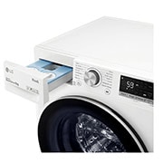 LG Lave-linge 8 kg - 68L | AI Direct Drive™ | Dosage automatique | Moteur Direct Drive™ garanti 10 ans, LG F84V51WHA