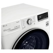 LG Lave-linge 8 kg - 68L | AI Direct Drive™ | Dosage automatique | Moteur Direct Drive™ garanti 10 ans, LG F84V51WHA