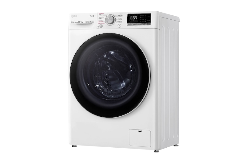 LG Lavante-séchante Slim 8,5/5 kg - 58L | AI Direct Drive™ | TurboWash™ I Moteur Direct Drive™ garanti 10 ans, LG F852SV50WRS
