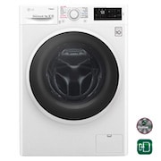 Vue avant de Lavante-séchante 8/5KG | 6 Motion Direct Drive™ | Smart Diagnosis™ | Moteur Direct Drive™ – Garanti 10 ans  LG F854C40WR