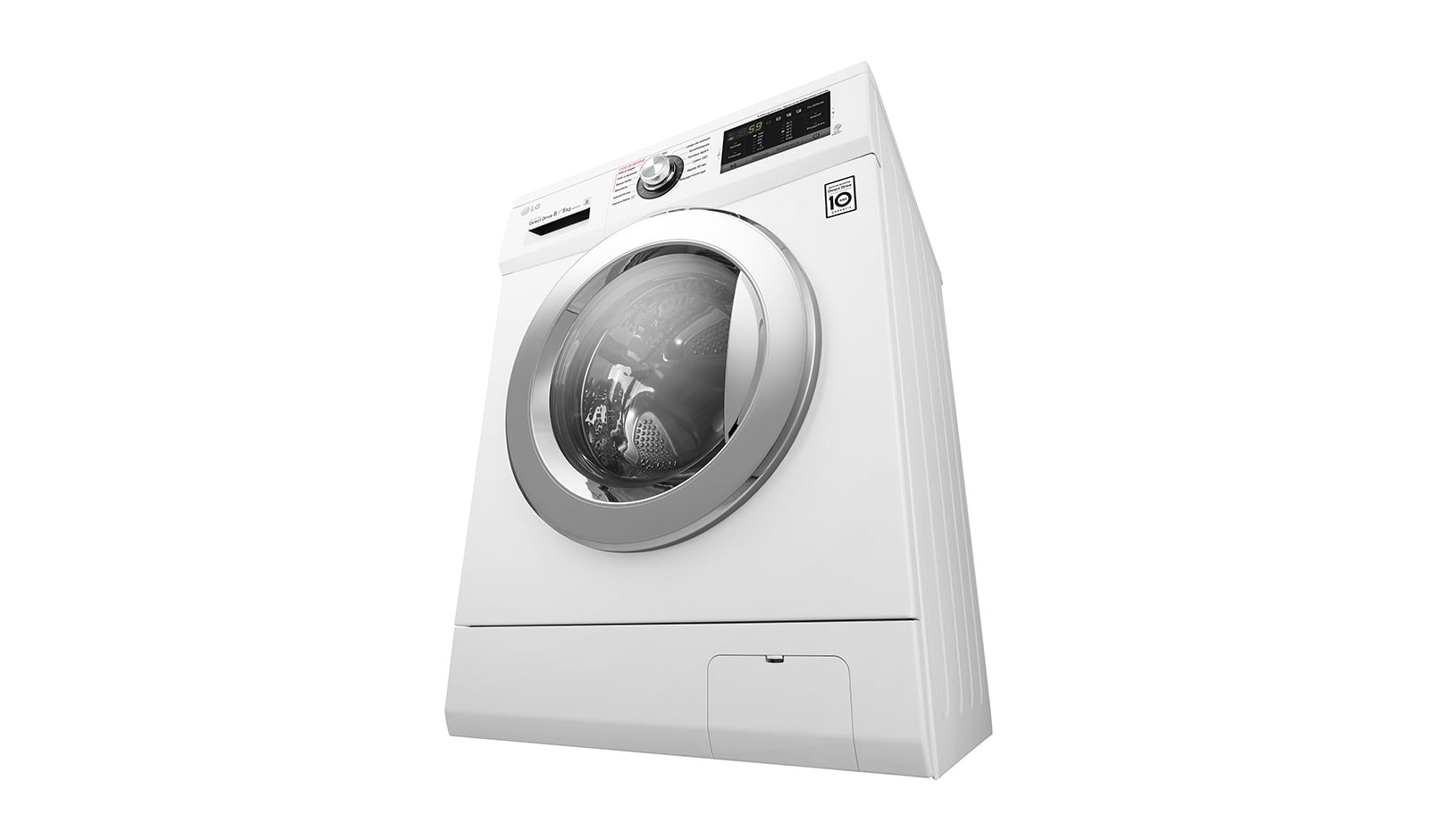 LG Lavante-séchante 8/5KG  |1400 tours | 6 Motion Direct Drive™ | A | Smart Diagnosis™ | Moteur Direct Drive™ – Garanti 10 ans , LG F854G63WR