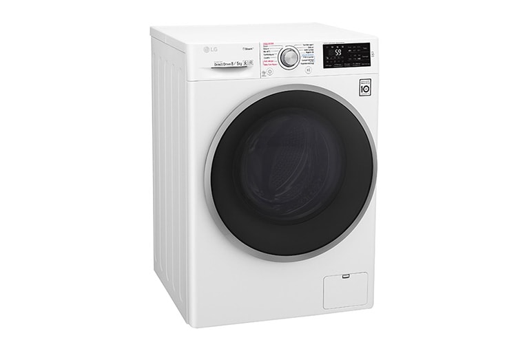 LG Lavante-séchante 8/5 KG | Steam™ | 6 Motion Direct Drive™ | Smart Diagnosis™ | Moteur Direct Drive™ garanti 10 ans , LG F854J61WRS