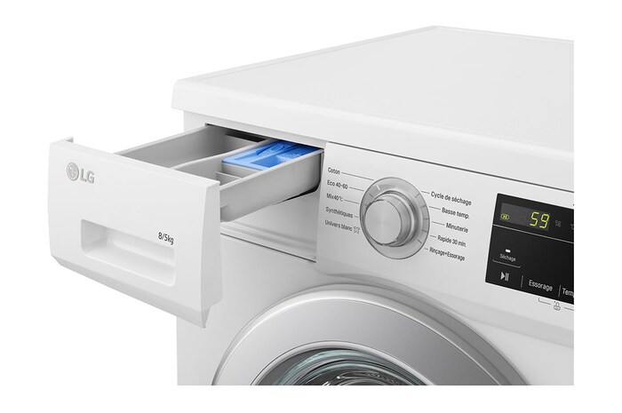 LG F854M21WR Vue de côté