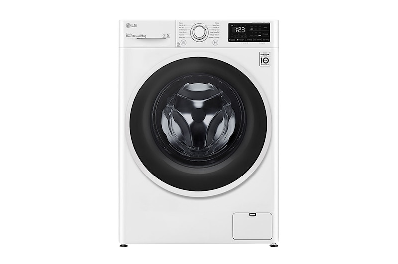 LG Lavante-séchante 8/6 kg - 68L | AI Direct Drive™ | Smart Diagnosis™ I Moteur Direct Drive™ garanti 10 ans, LG F864V36WR