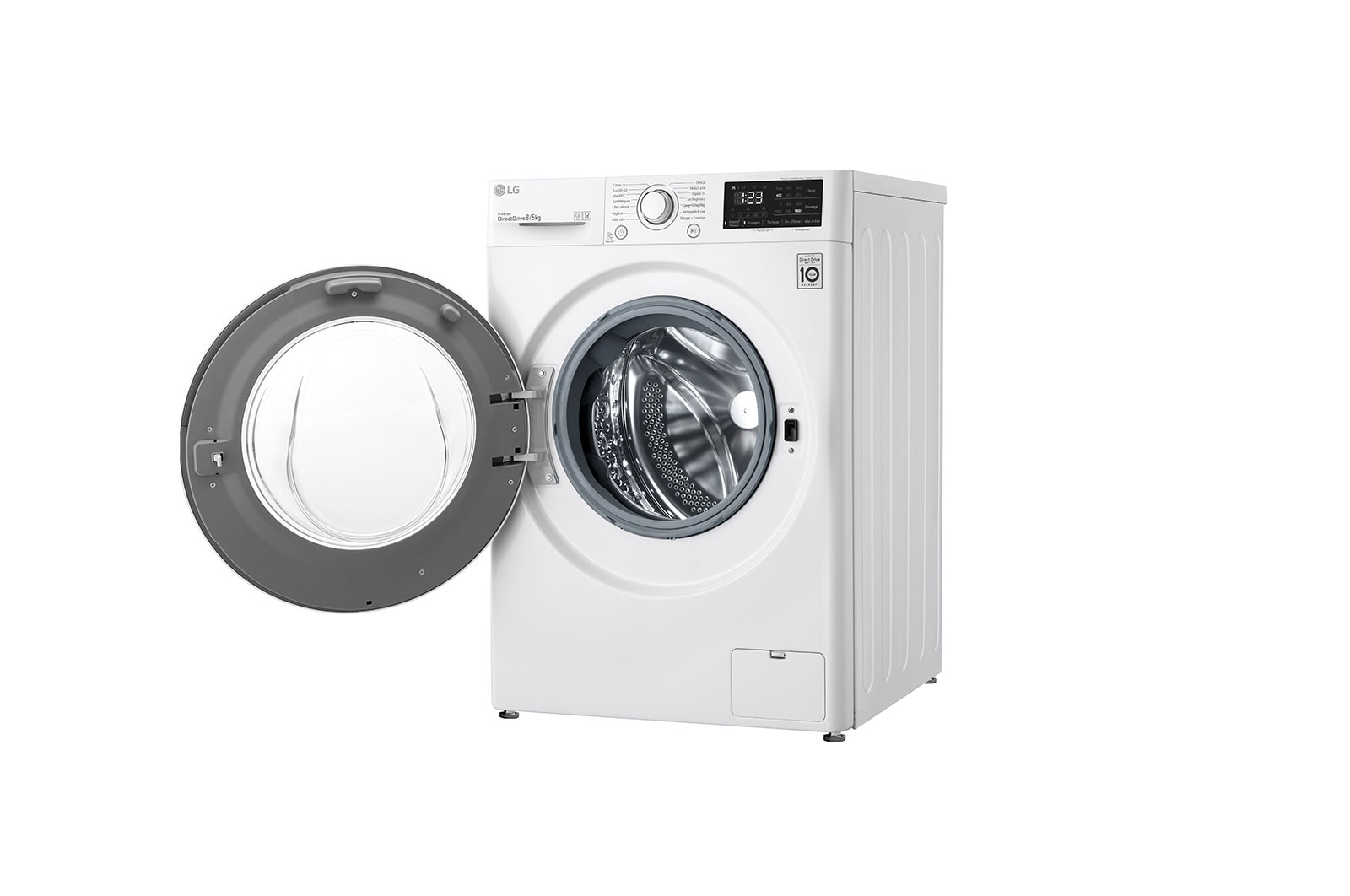 LG Lavante-séchante 8/6 kg - 68L | AI Direct Drive™ | Smart Diagnosis™ I Moteur Direct Drive™ garanti 10 ans, LG F864V36WR