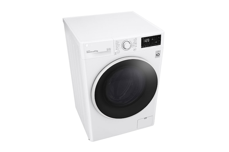 LG Lavante-séchante 8/6 kg - 68L | AI Direct Drive™ | Smart Diagnosis™ I Moteur Direct Drive™ garanti 10 ans, LG F864V36WR