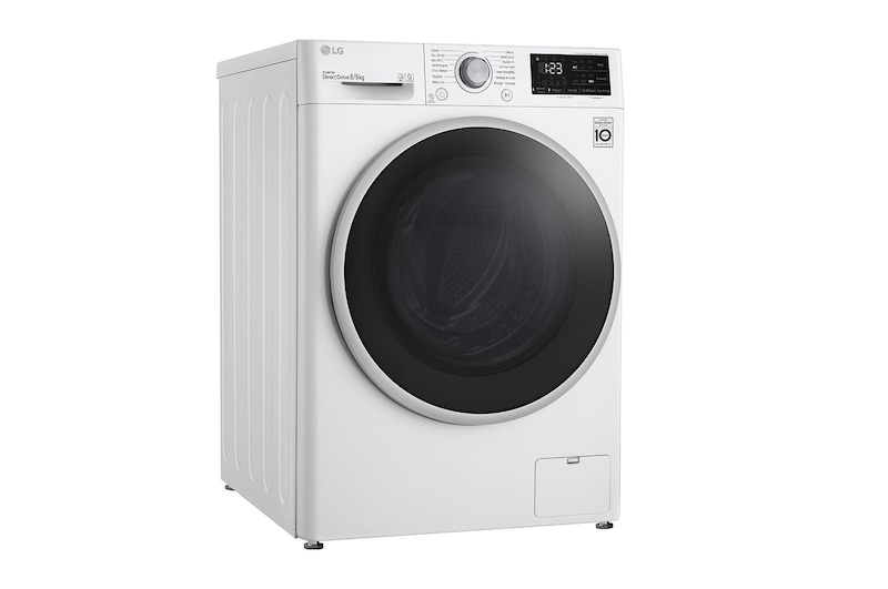 LG Lavante-séchante 8/6 kg - 68L | AI Direct Drive™ | Smart Diagnosis™ I Moteur Direct Drive™ garanti 10 ans, LG F864V37WR