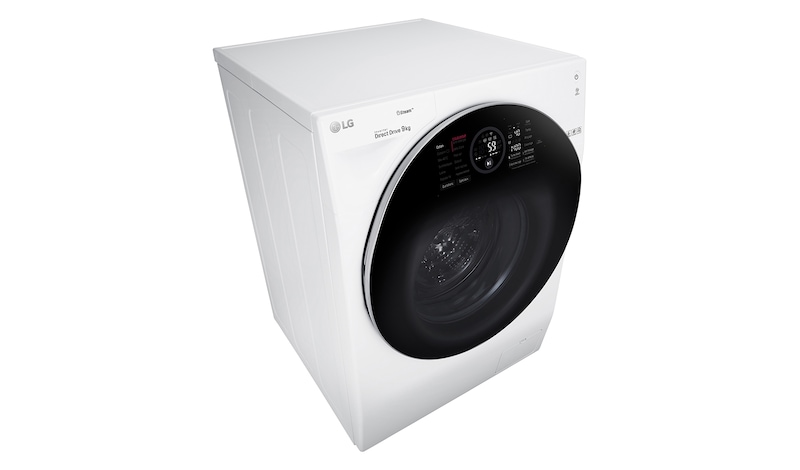 LG Lave-linge 9 KG | Steam™ | TurboWash™  | 6 Motion Direct Drive™ | A+++(-40%) | Wi-Fi | Smart Diagnosis™ | Moteur Direct Drive™ garanti 10 ans , LG F94G1GWHS