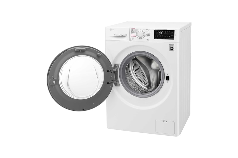 LG Lave-Linge 9KG | Steam™ | 6 Motion Direct Drive™ | A+++-20% | Smart Diagnosis™ | Moteur Direct Drive™ – Garanti 10 ans, LG F94J53WHS