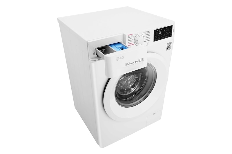 LG Lave-Linge 9KG | Steam™ | 6 Motion Direct Drive™ | A+++-20% | Smart Diagnosis™ | Moteur Direct Drive™ – Garanti 10 ans, LG F94J53WHS
