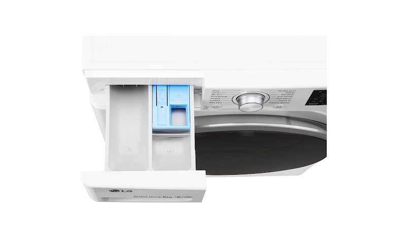 LG Lave-linge 9 KG | 6 Motion Direct Drive™ | A+++(-30%) | Smart Diagnosis™ | Moteur Direct Drive™ garanti 10 ans , LG F94J61WH